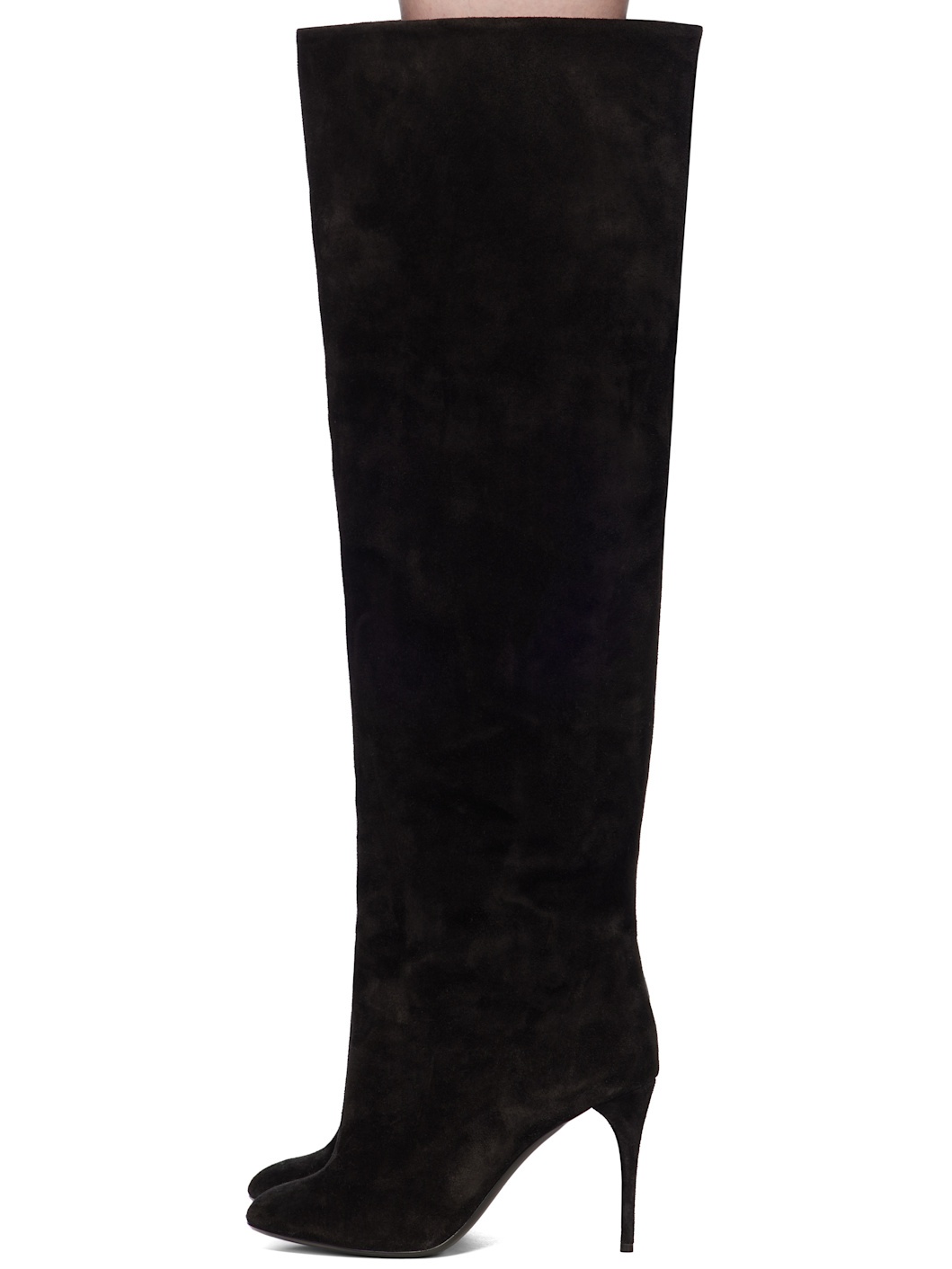 Black Decollete Boots - 3