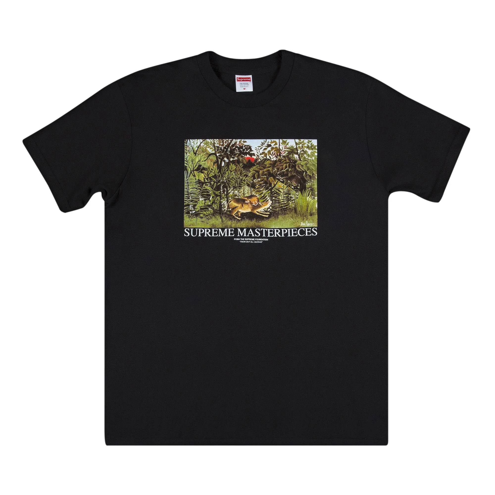 Supreme Masterpieces Tee 'Black' - 1