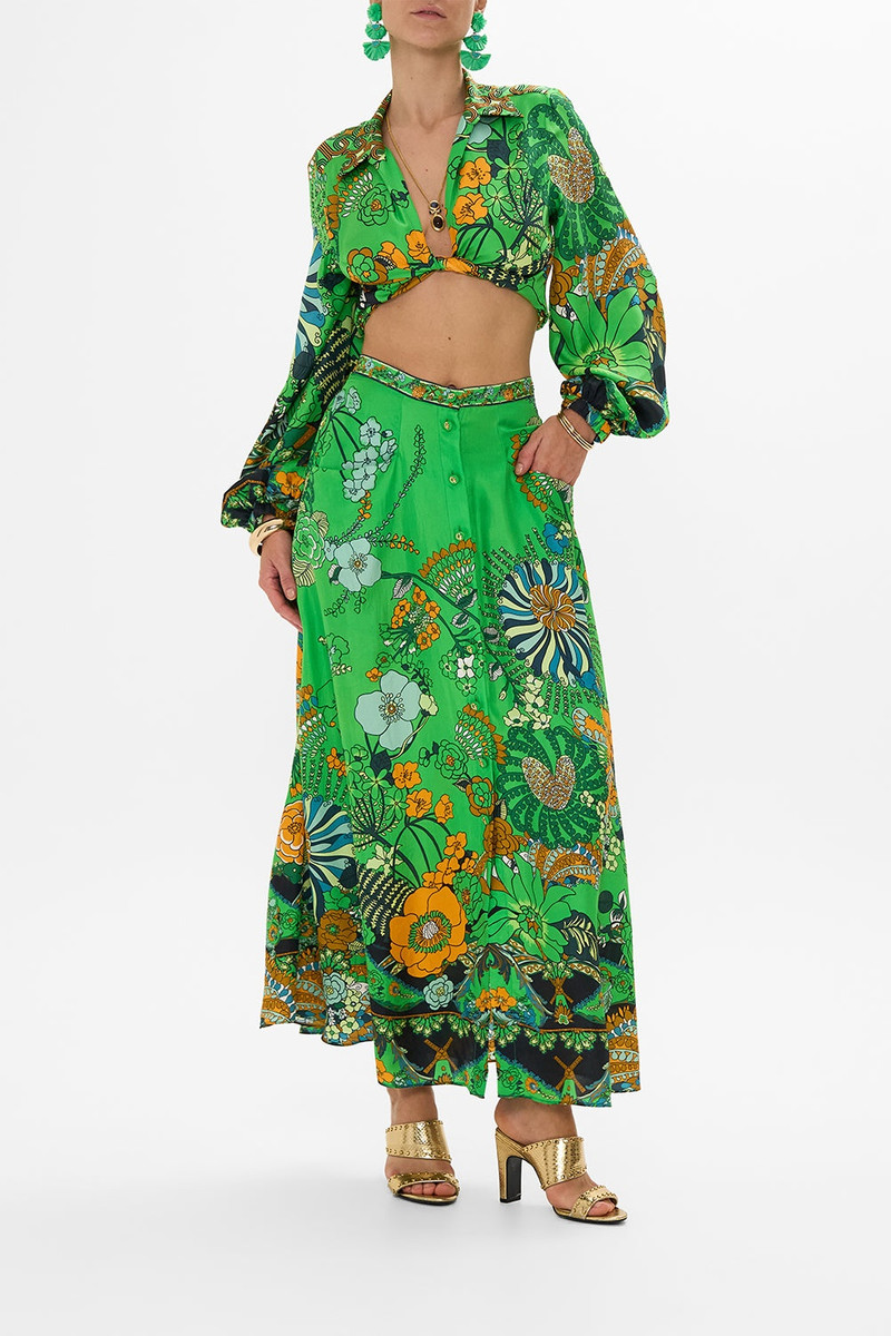 CAMILLA BUTTON THROUGH SKIRT outlook