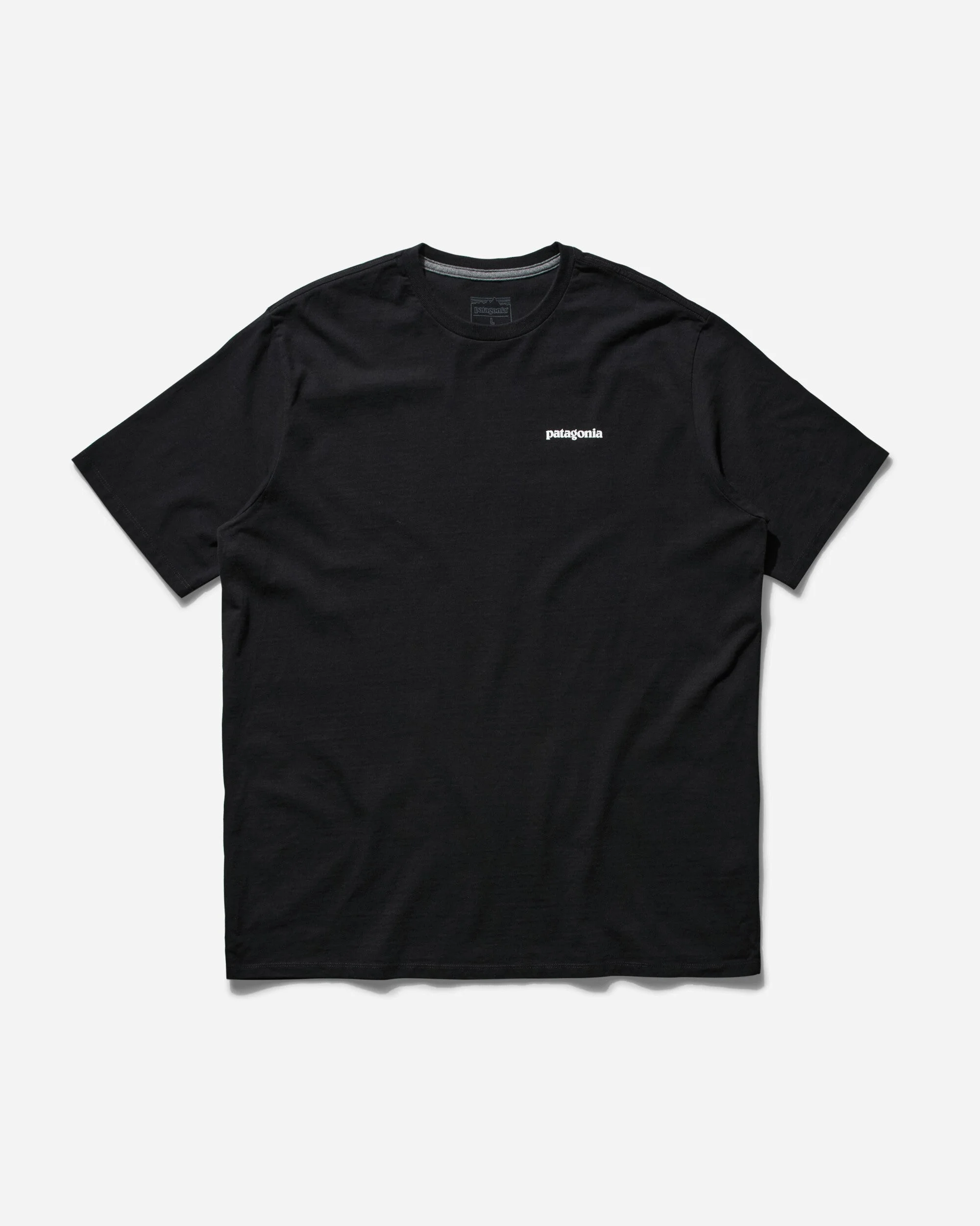 Men's P-6 Logo Responsibili T-Shirt Black - 1