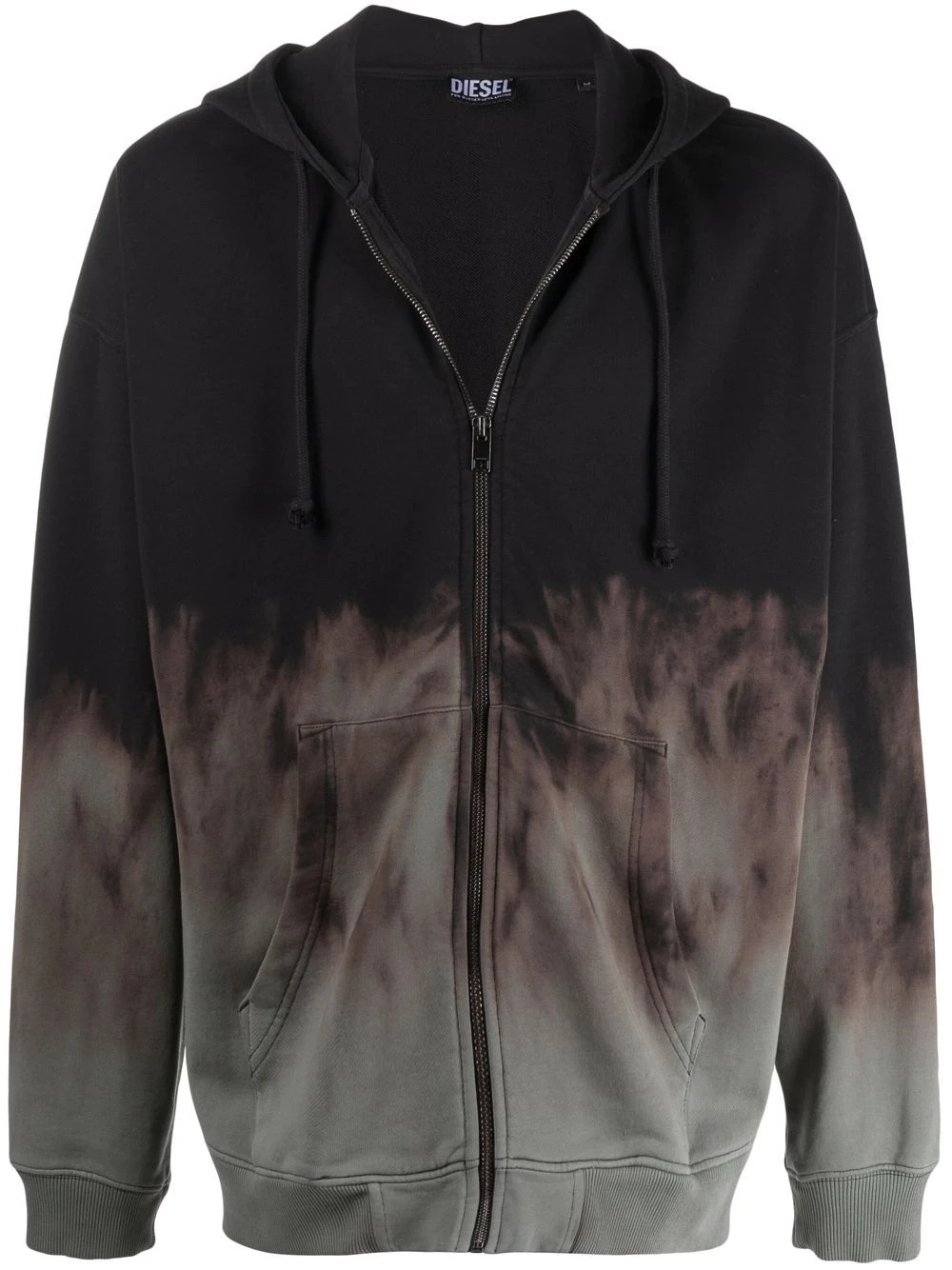 tie-dye print hoodie - 1