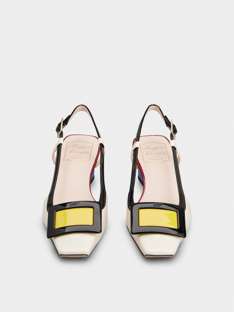 Belle Vivier Slingback Pumps in patent leather 10