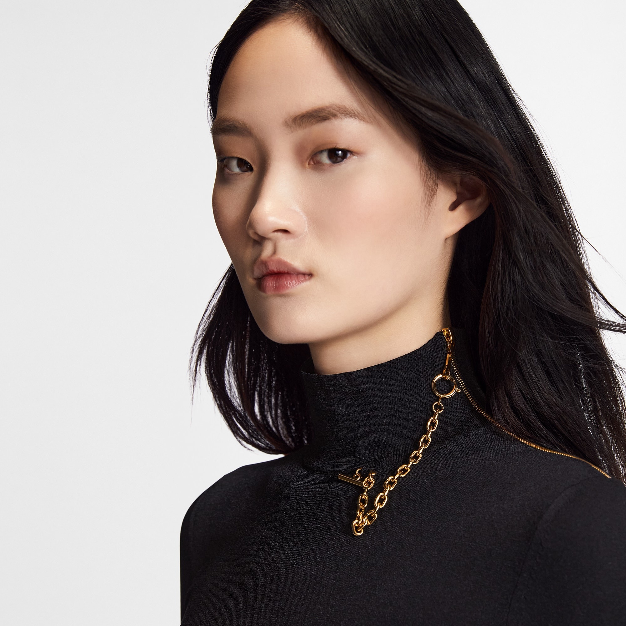 Shoulder Detail Turtleneck Sweater - 3
