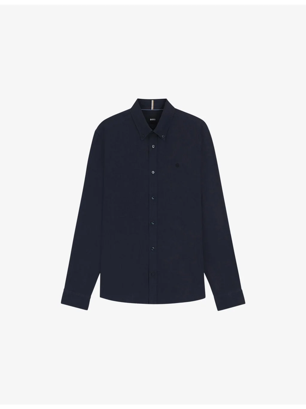 Logo-Embroidered Slim-Fit Linen Shirt - 1