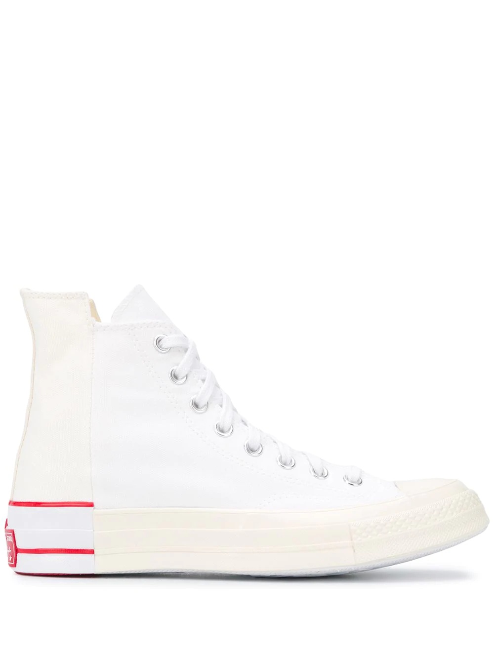 high-top lace-up trainers - 1