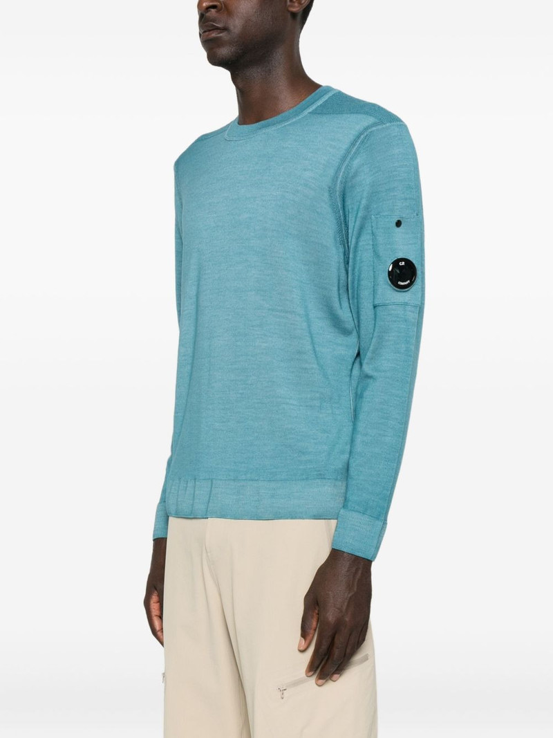 crew-neck lens-pocket sweater 3