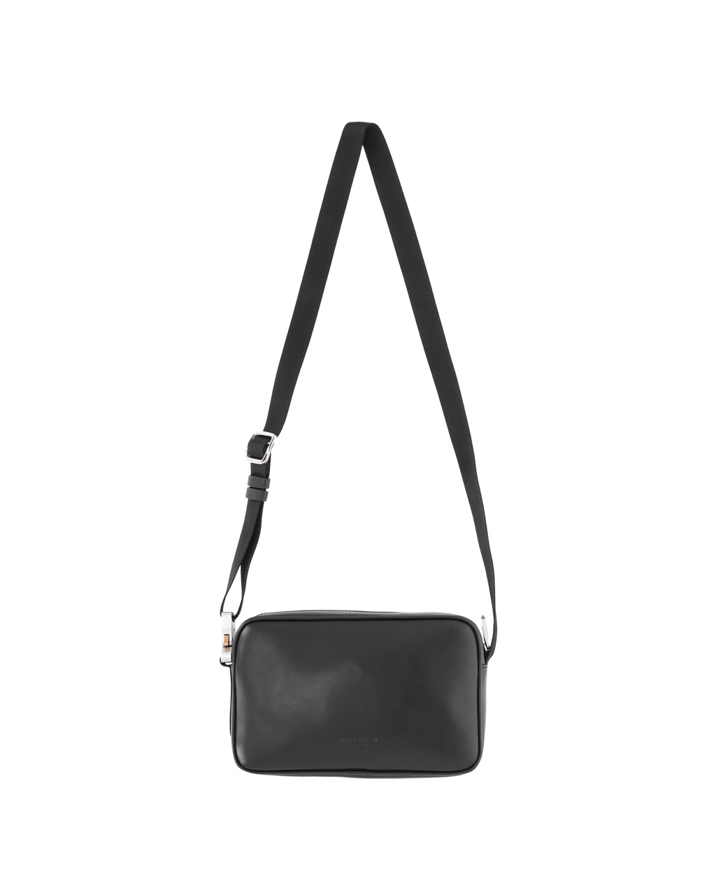 【1017Alyx x 9SM】LEATHER BUCKLE CROSSBODY BAG 1017 ALYX 9SM Black Leather Buckle Crossbody Bag 1017 ALYX 9SM