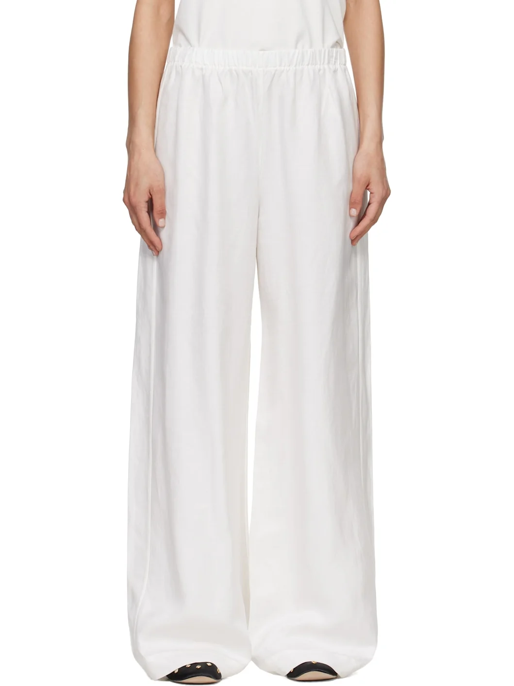 White Roslyn Trousers - 1