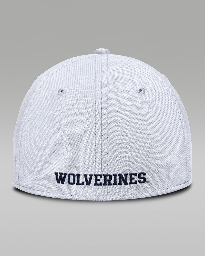 Jordan Michigan On-Field Rise Swoosh Men's Jordan Brand Dri-FIT College Hat outlook