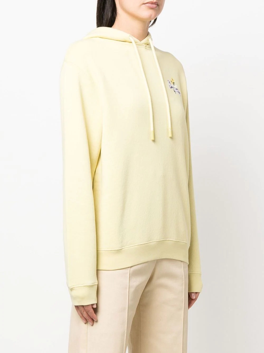 Floral Arrows cotton hoodie - 4
