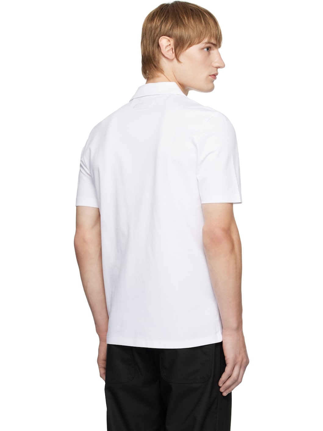 White Bowling Polo - 3