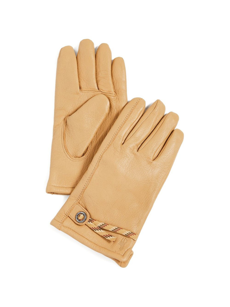 rope-detail leather gloves 1