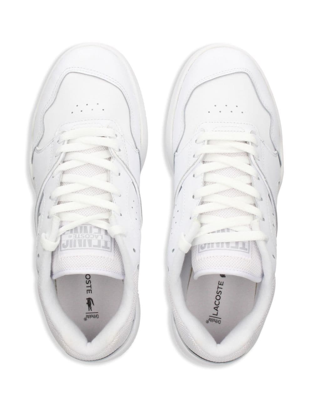 Lineshot leather sneakers - 4