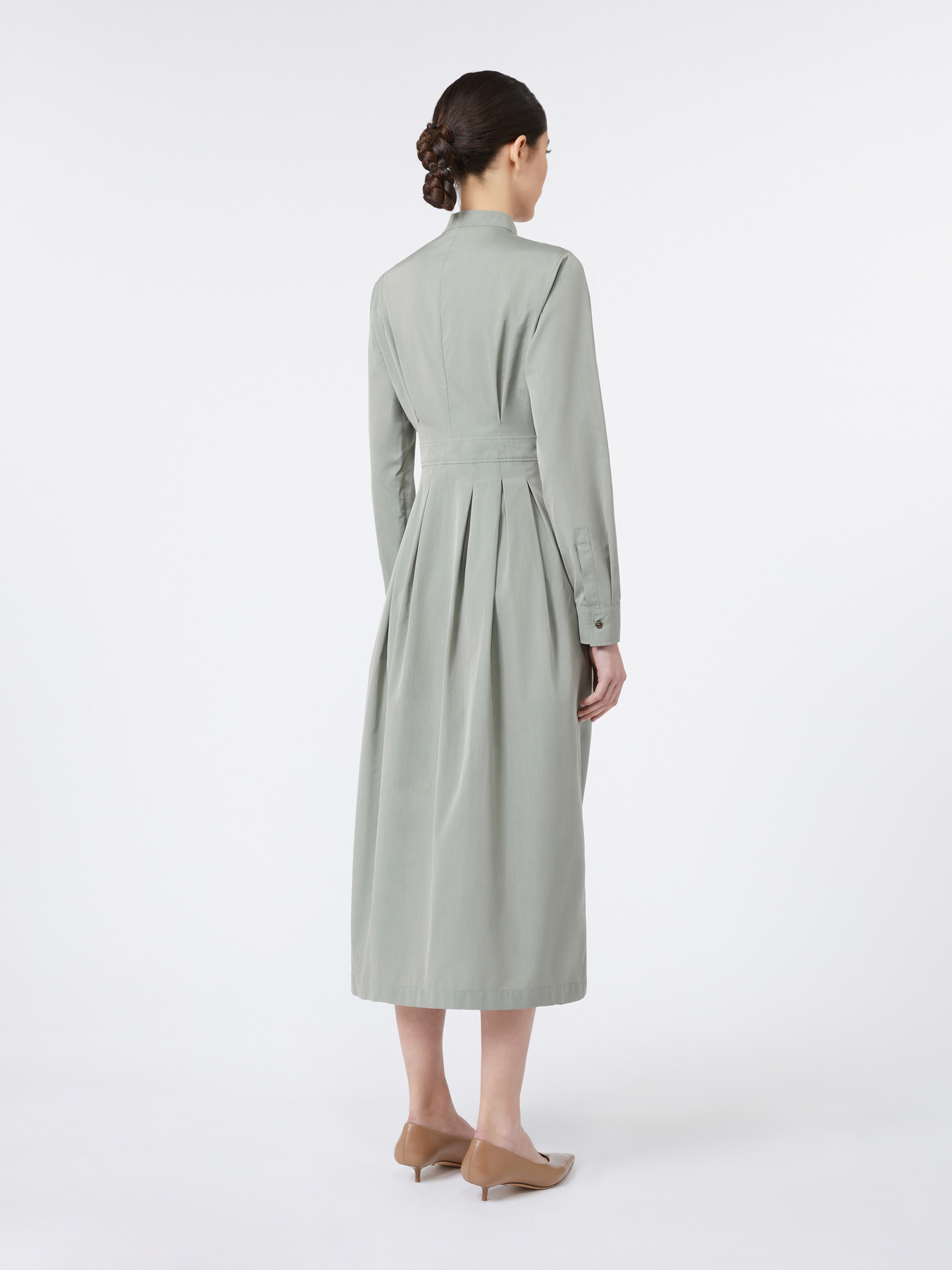 PAVIA Taffeta shirt dress - 4
