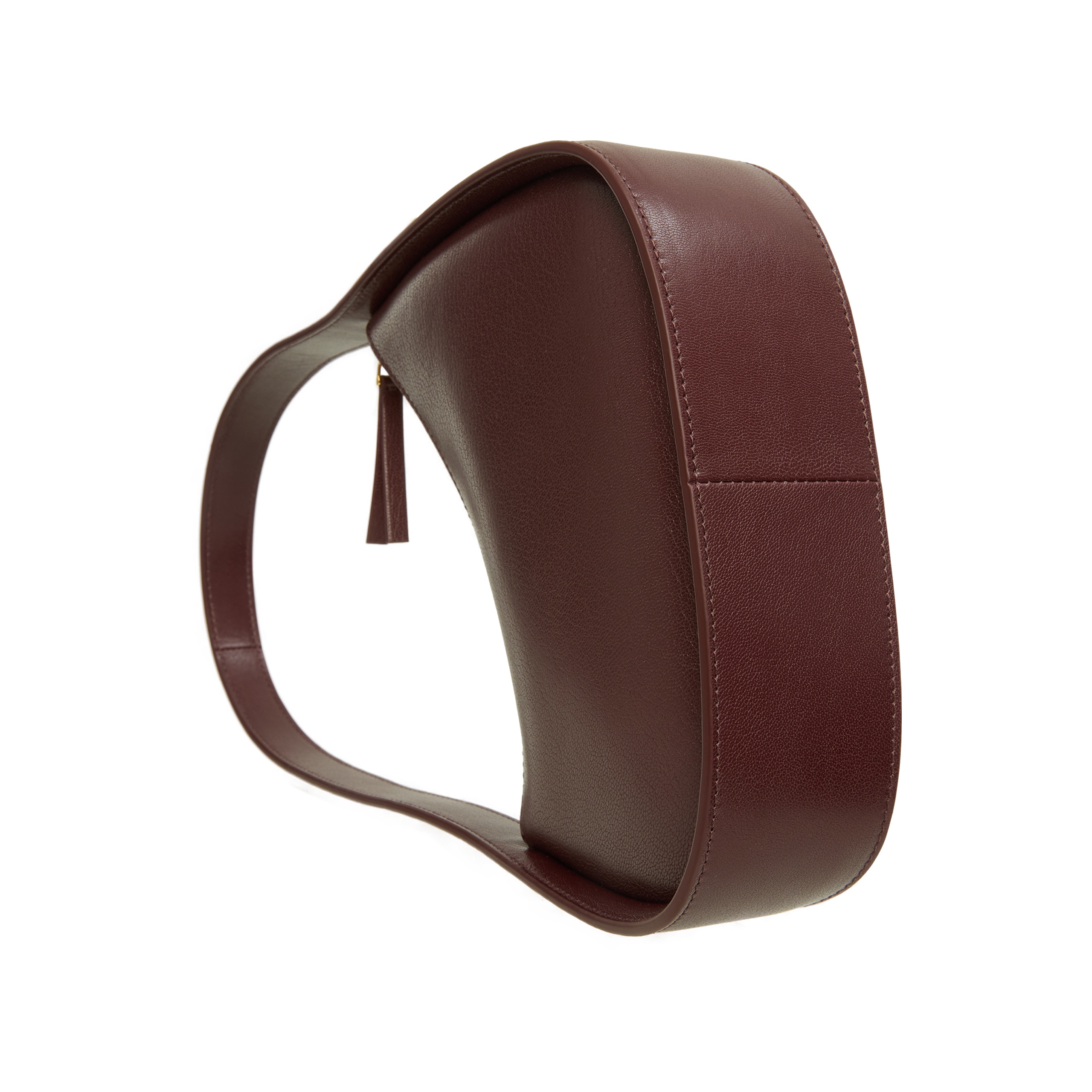 HALF MOON LEATHER BAG - 5