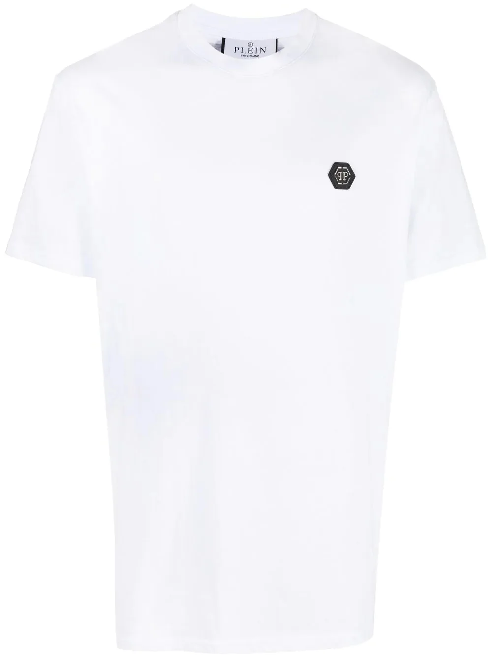 embroidered 로고 면 T 셔츠 - 1