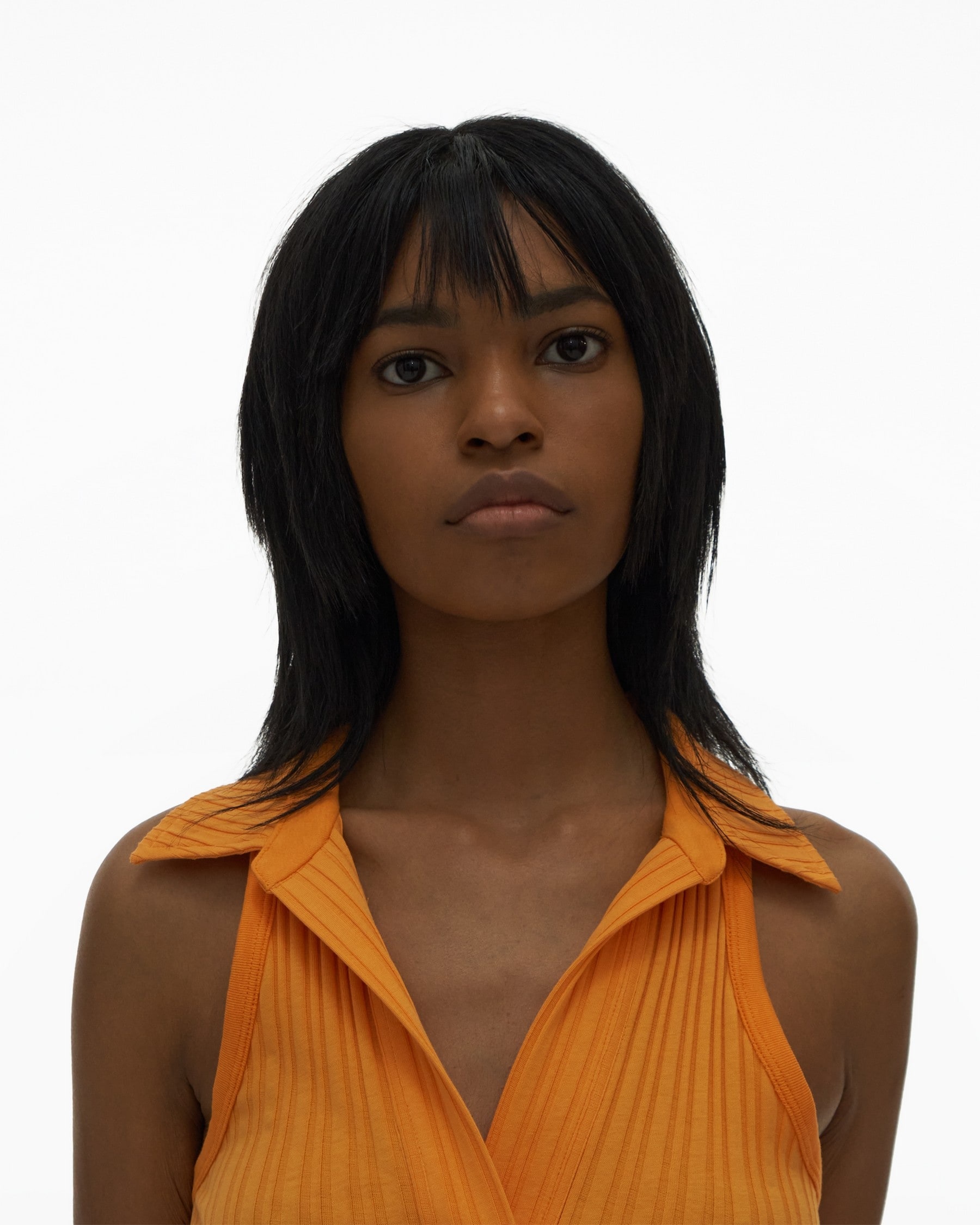 RIBBED POLO TANK DRESS - 7