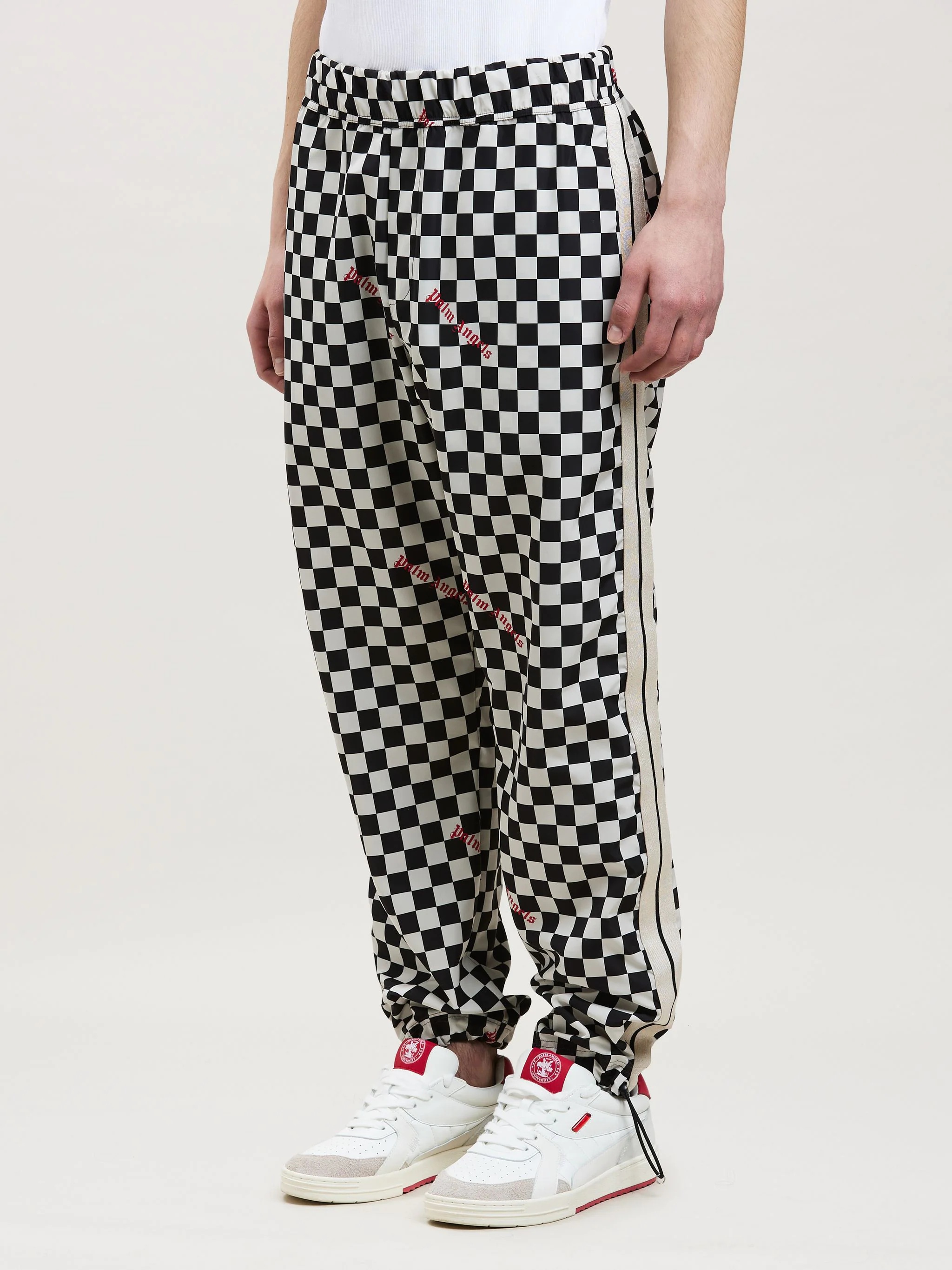 DAMIER PRINT AFTERSPORT PANTS - 4