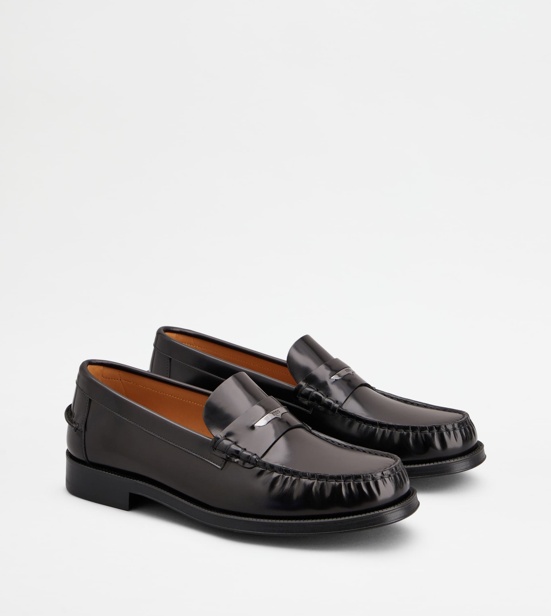LOAFERS IN LEATHER - BLACK - 2