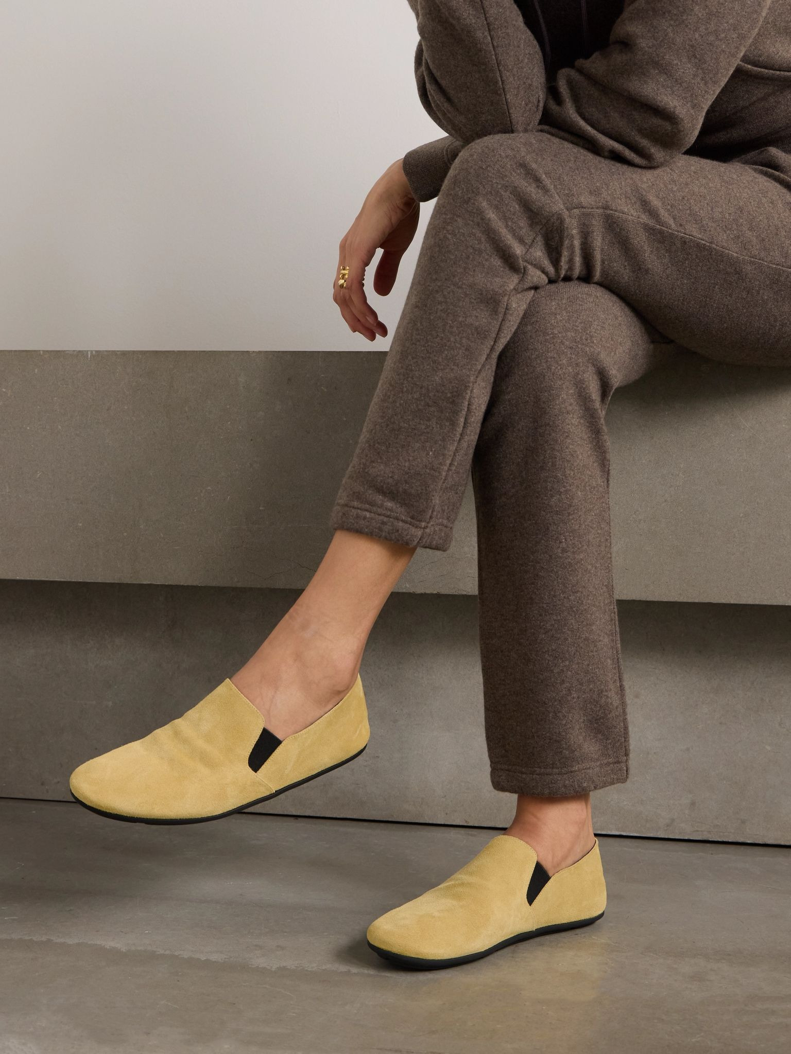 Vincit suede loafers Yellow - 2