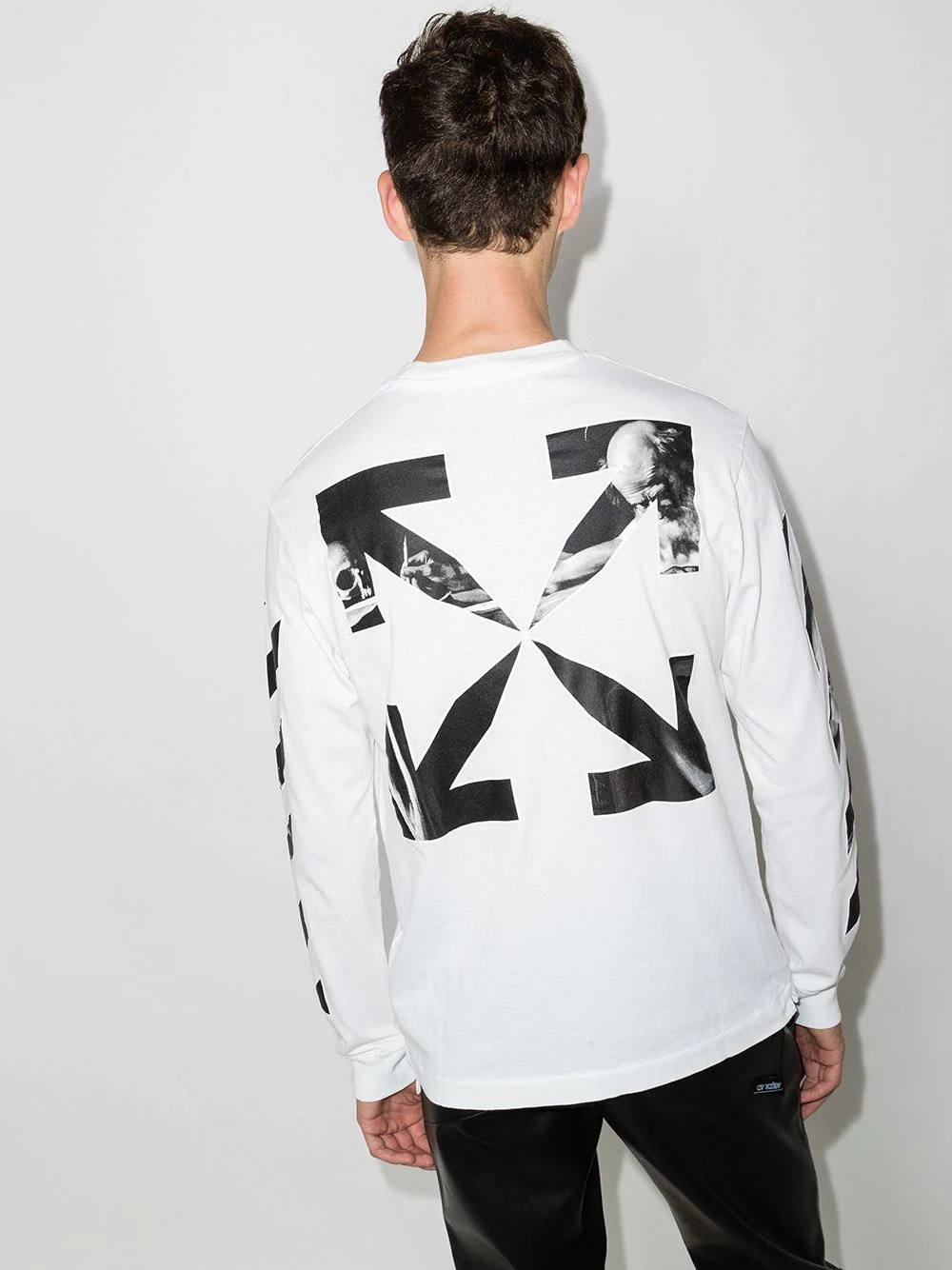 OFF CARAV ARROW SKATE LS TEE WHT - 3