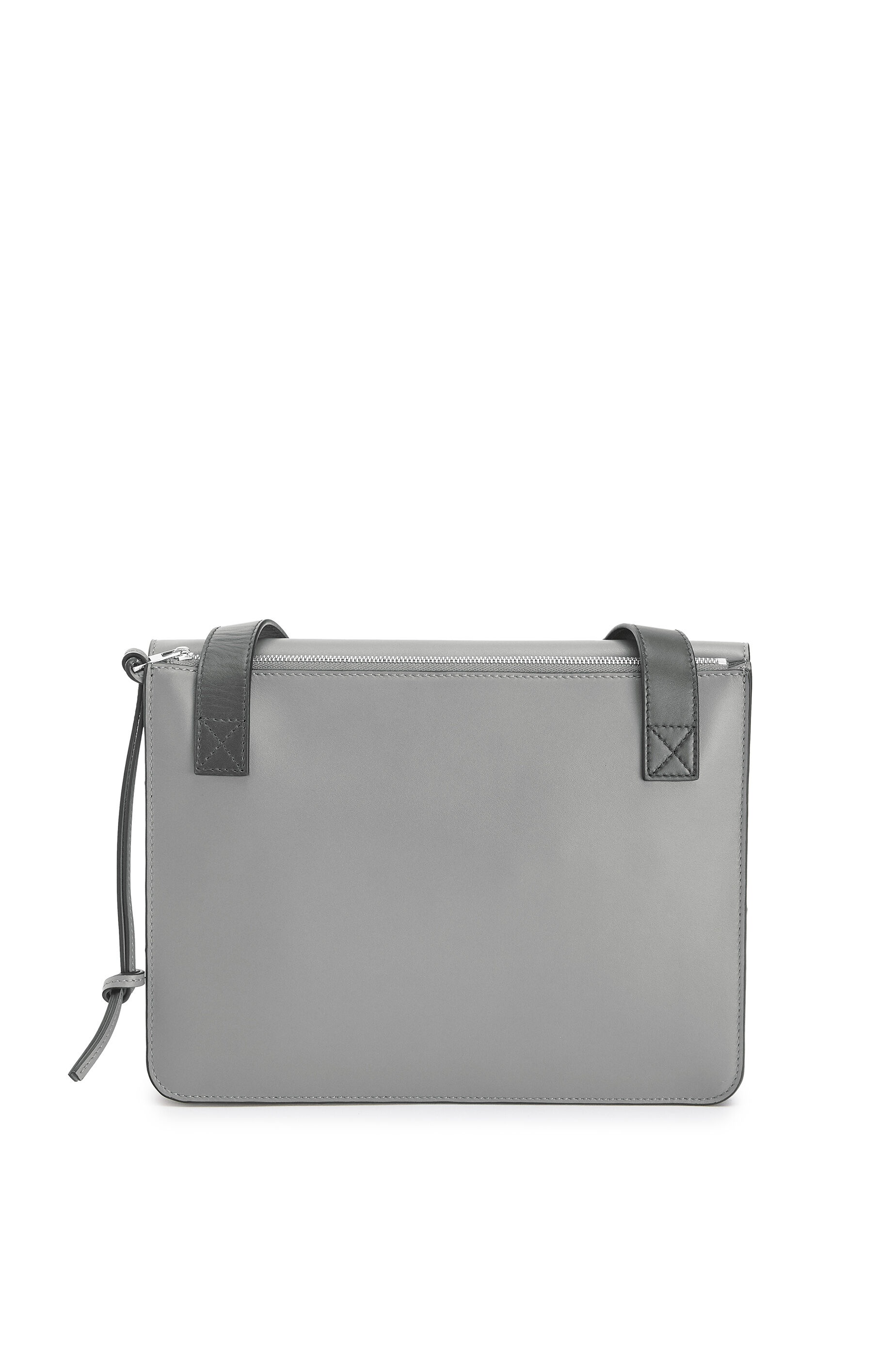 Gusset flat messenger bag in smooth calfskin - 3