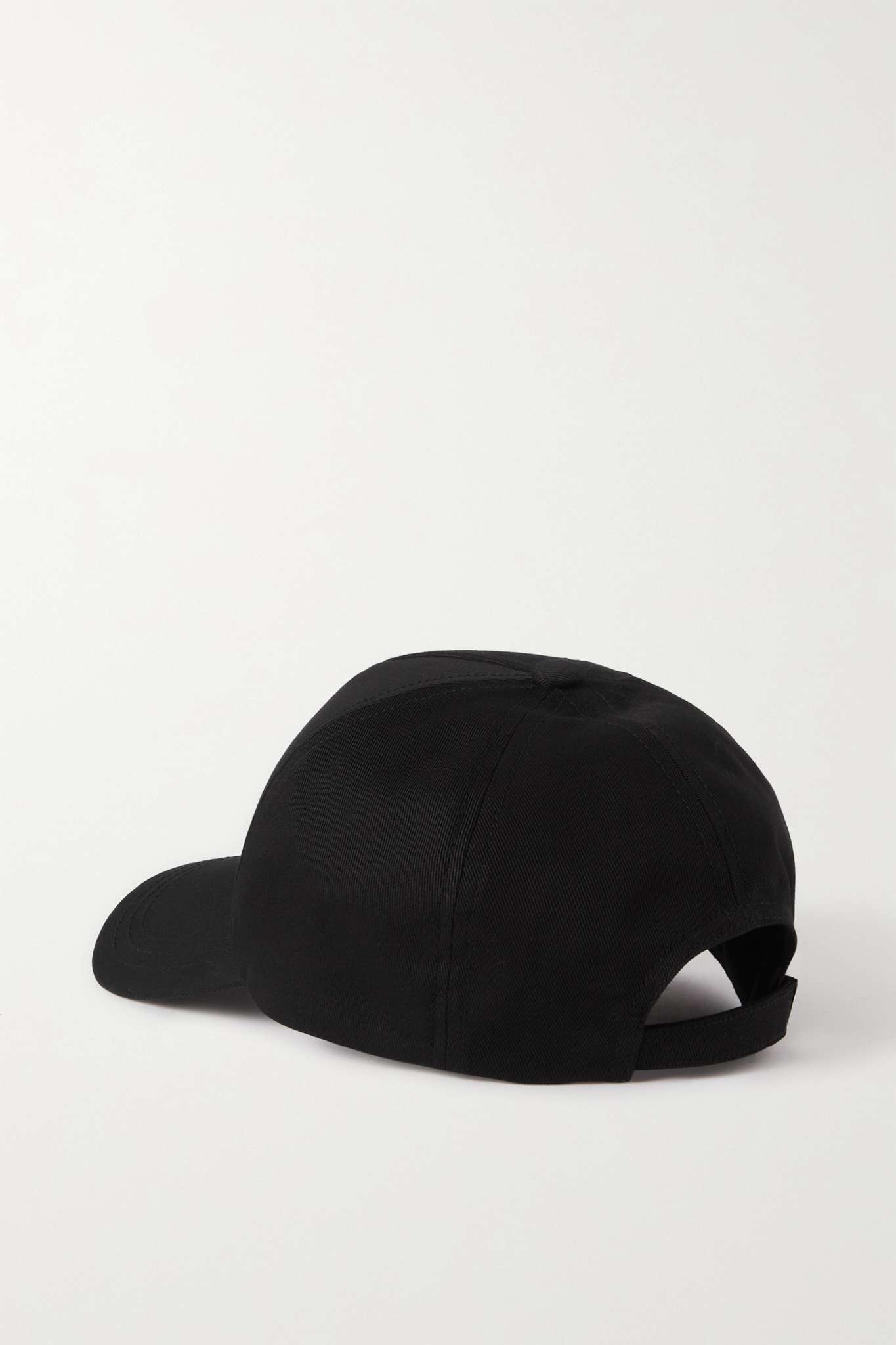 Embroidered cotton-twill baseball cap - 3