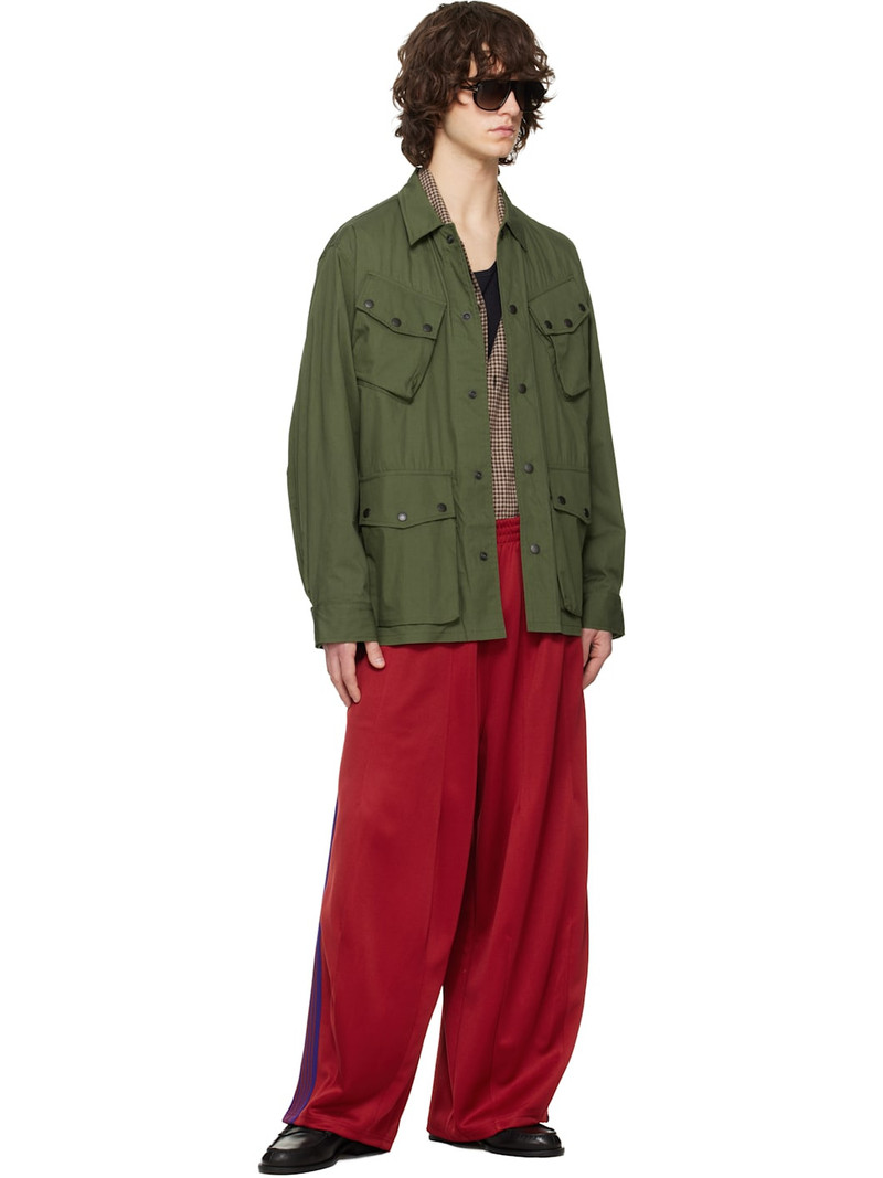 NEEDLES Red H.D. Track Pants outlook