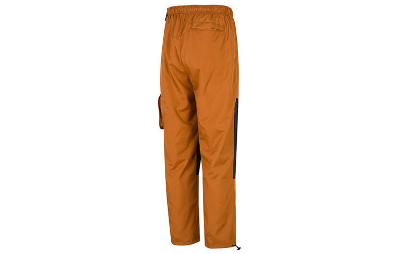 Jordan Men's Air Jordan SS22 Contrast Color Stitching Woven Sports Pants/Trousers/Joggers Green Copper DJ02 outlook