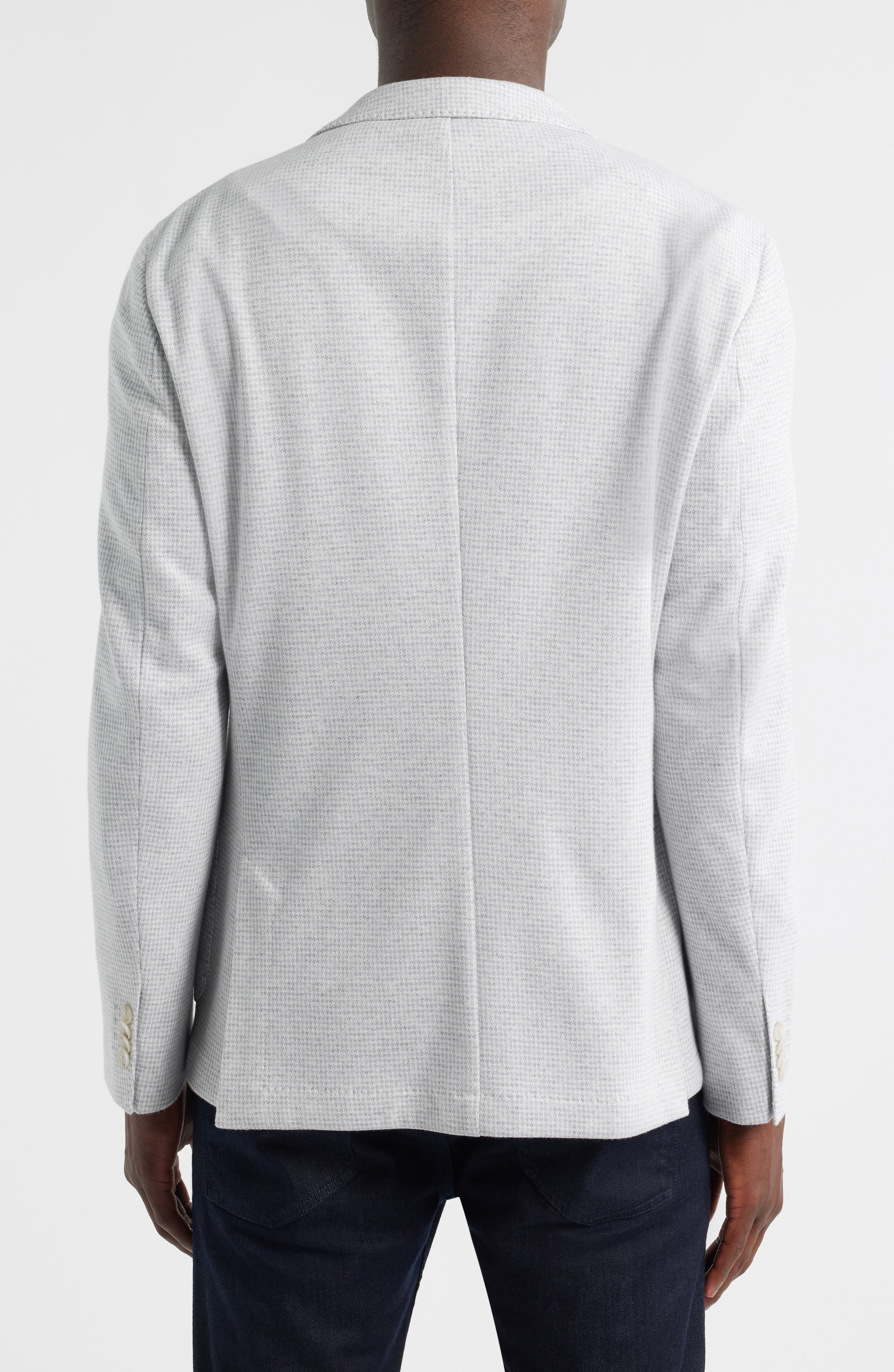 BOSS Hanry Cotton Blend Sport Coat in Silver at Nordstrom - 2