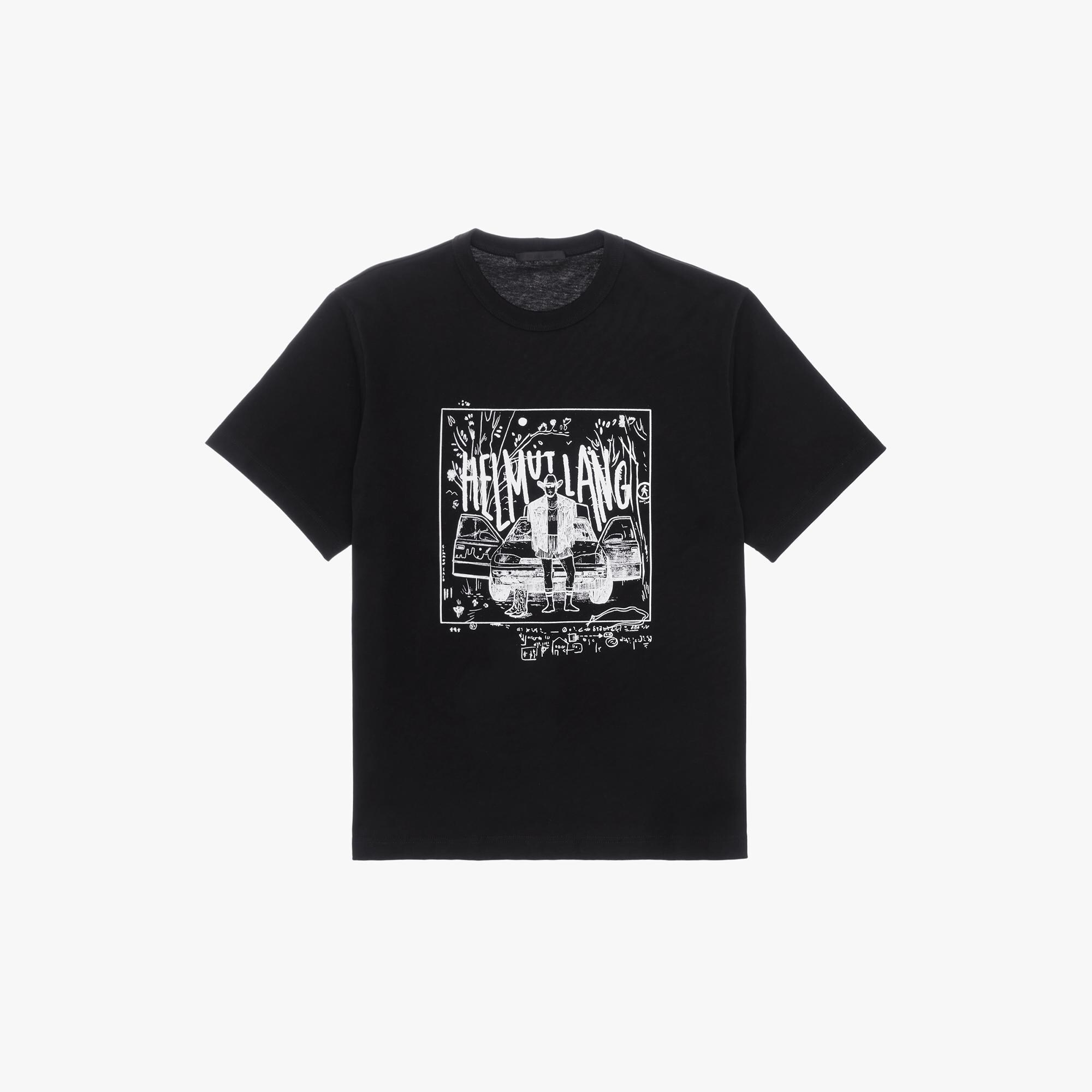SCRIBBLED COWBOY LOGO TEE - 1