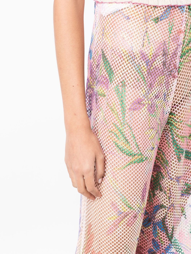 Iris mesh-panel trousers 5