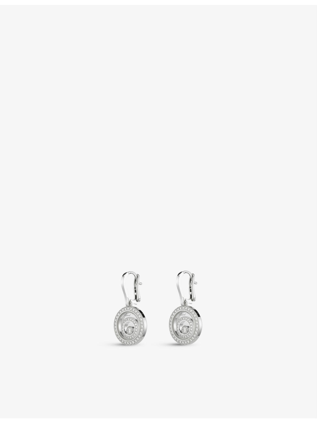 Happy Spirit 18-carat white-gold and diamond earrings - 2