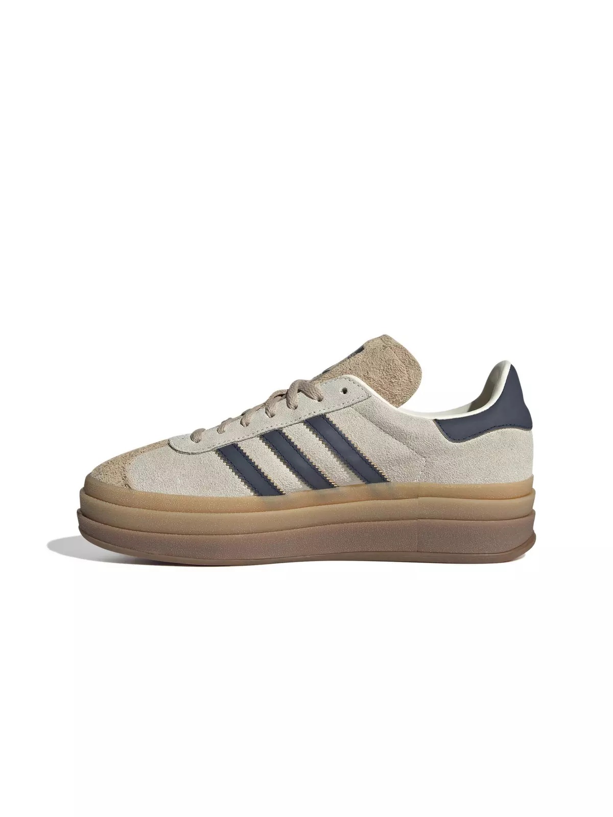 Originals Gazelle Bold "Cream White/Night Indigo/Magic Beige" Women's Shoe - 2