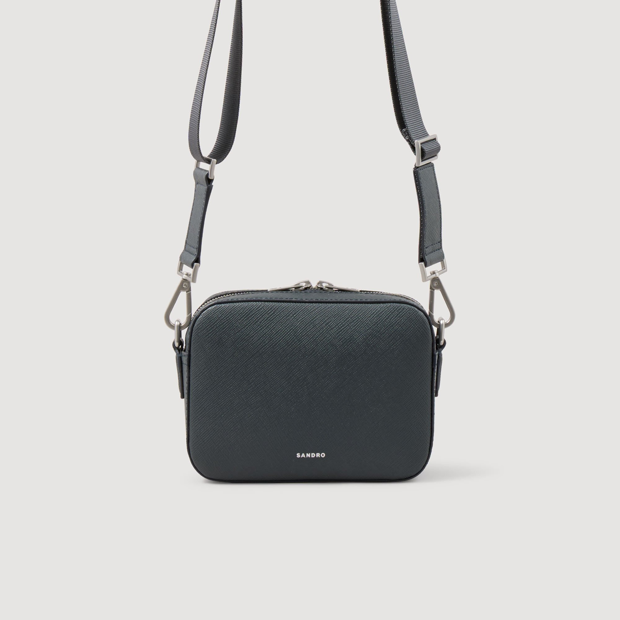 SMALL RECONSTITUTED LEATHER BAG - 6