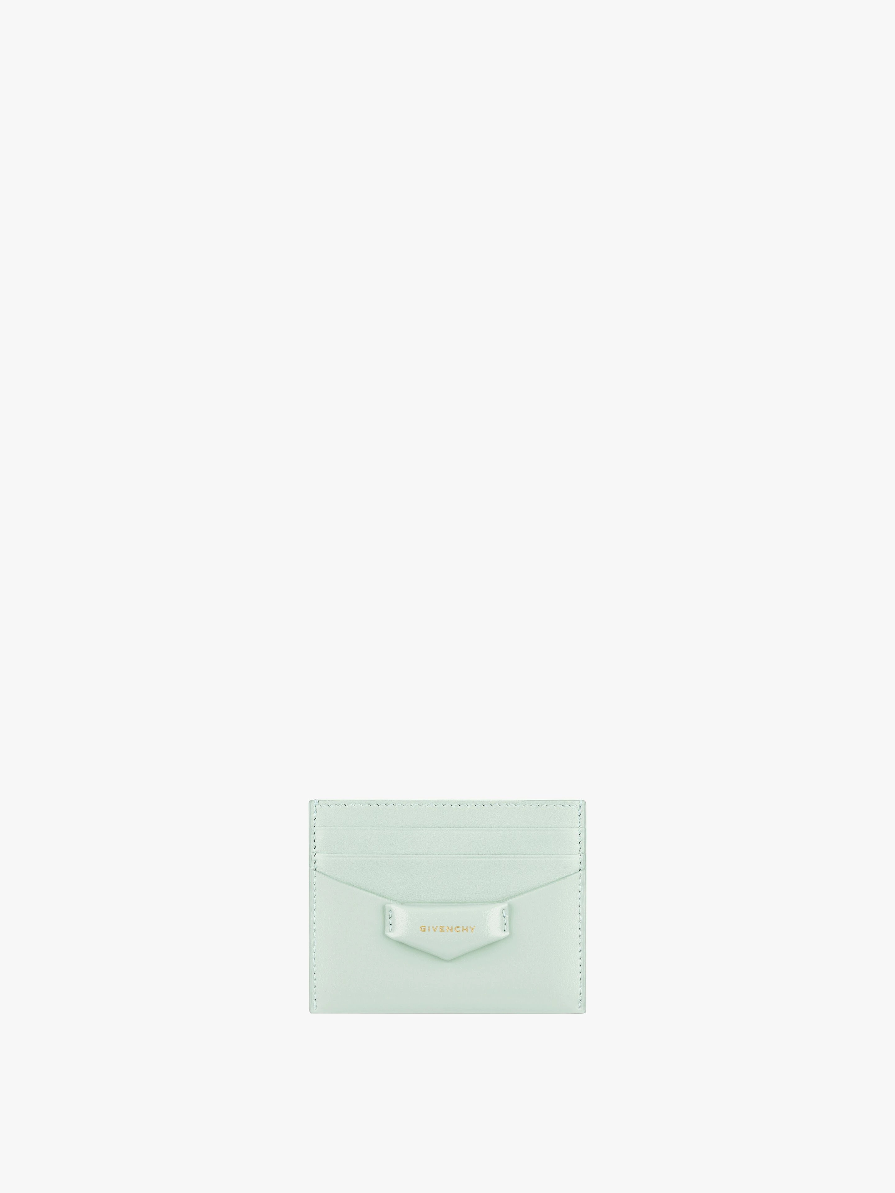 ANTIGONA CARD HOLDER IN BOX LEATHER - 1