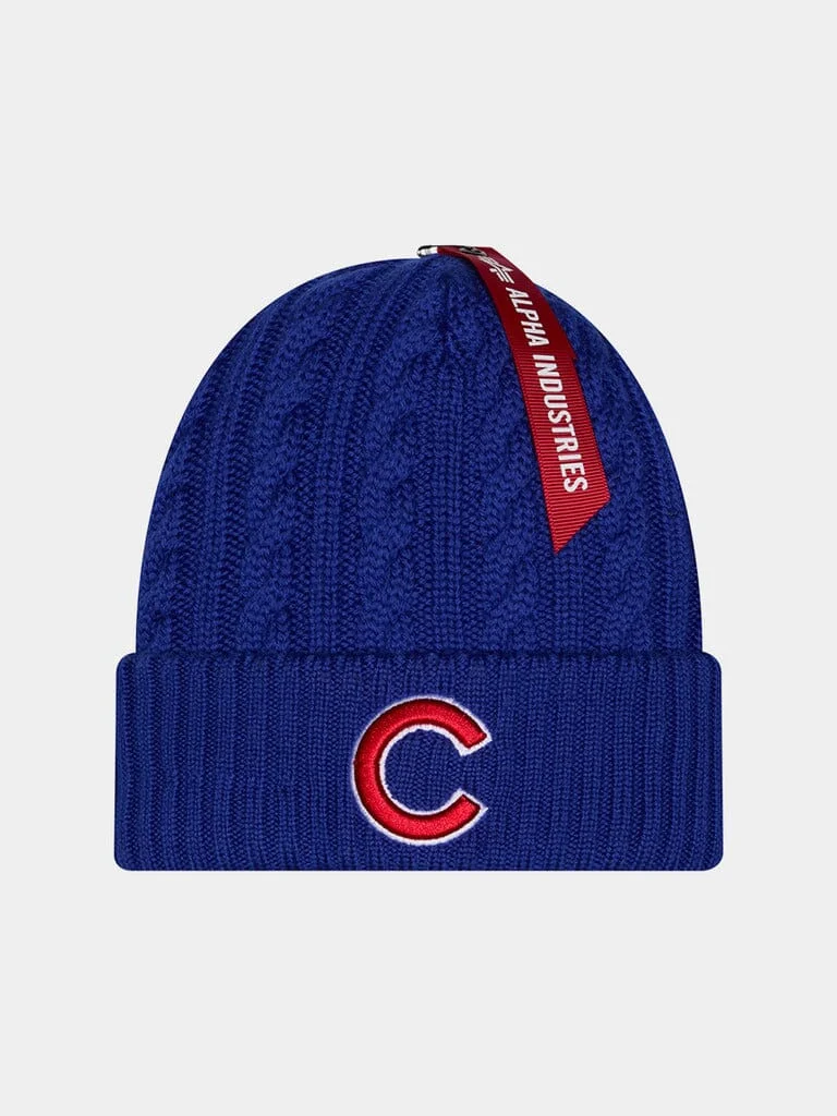 CHICAGO CUBS X ALPHA X NEW ERA KNIT BEANIE - 1