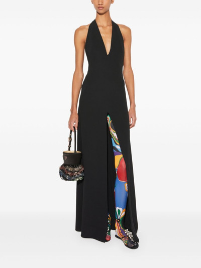 PUCCI halterneck maxi dress outlook