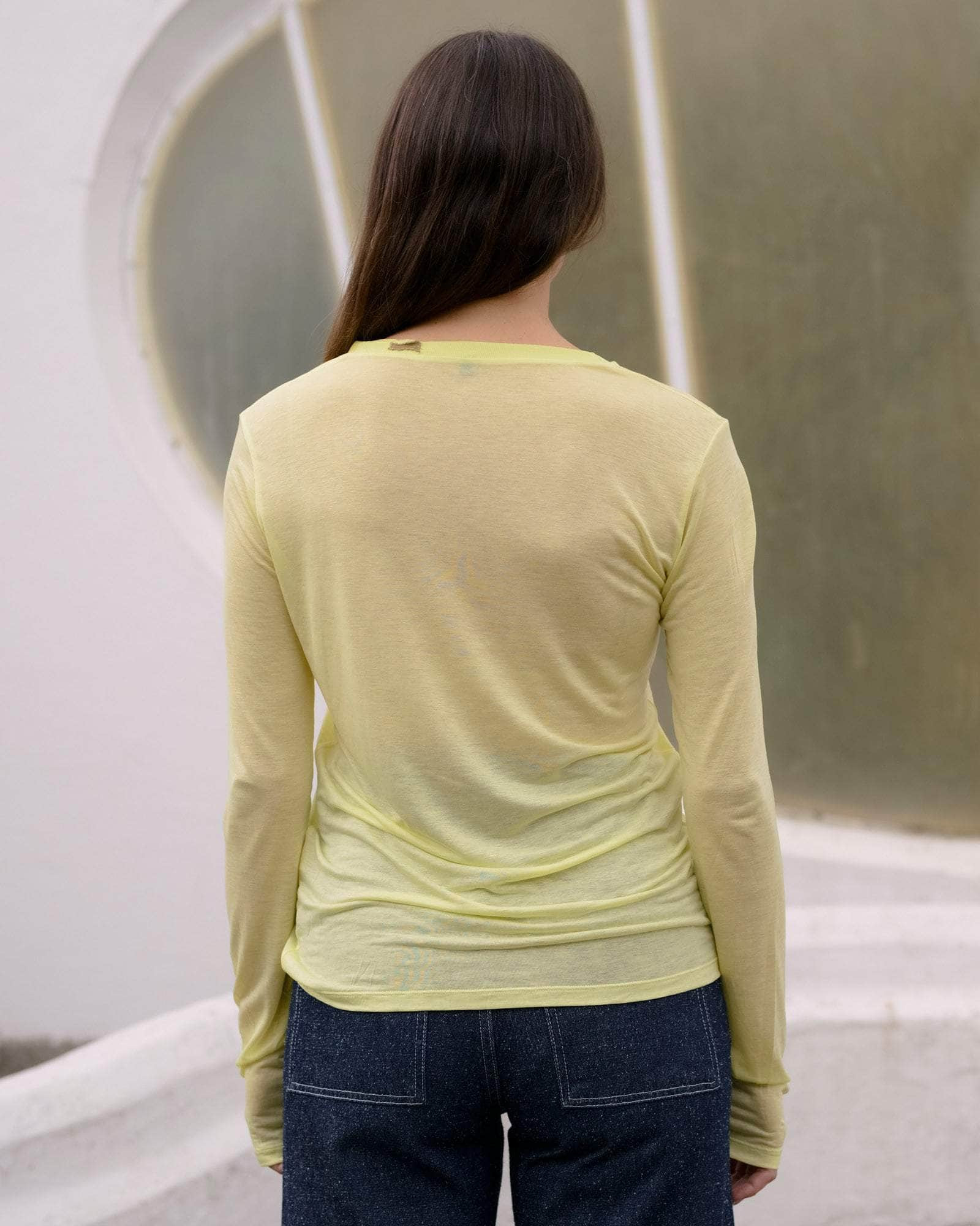 Repair - Long Sleeve Tee No.125 - Deadstock Lyocell - 2