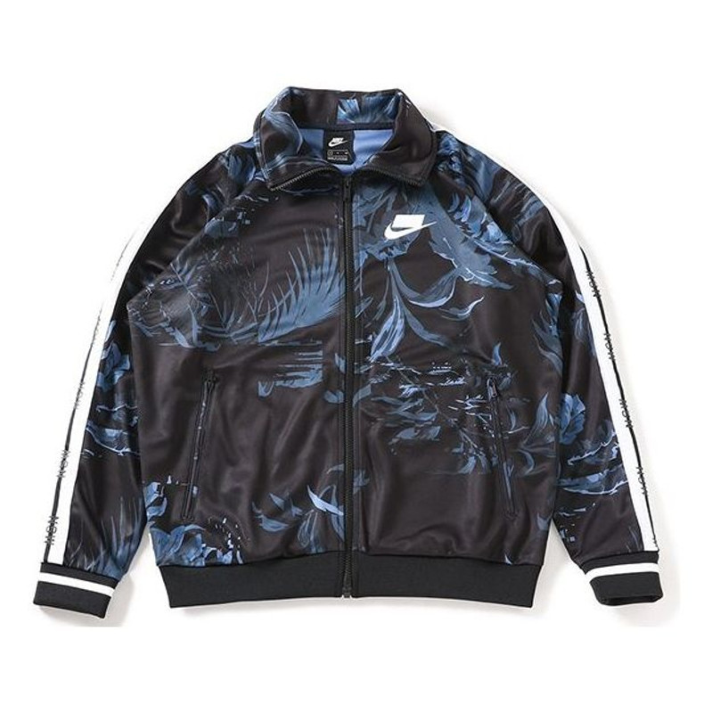 Nike Sports Wear Nsw Athleisure Casual Sports Printing Jacket Black AR1612-010 - 1