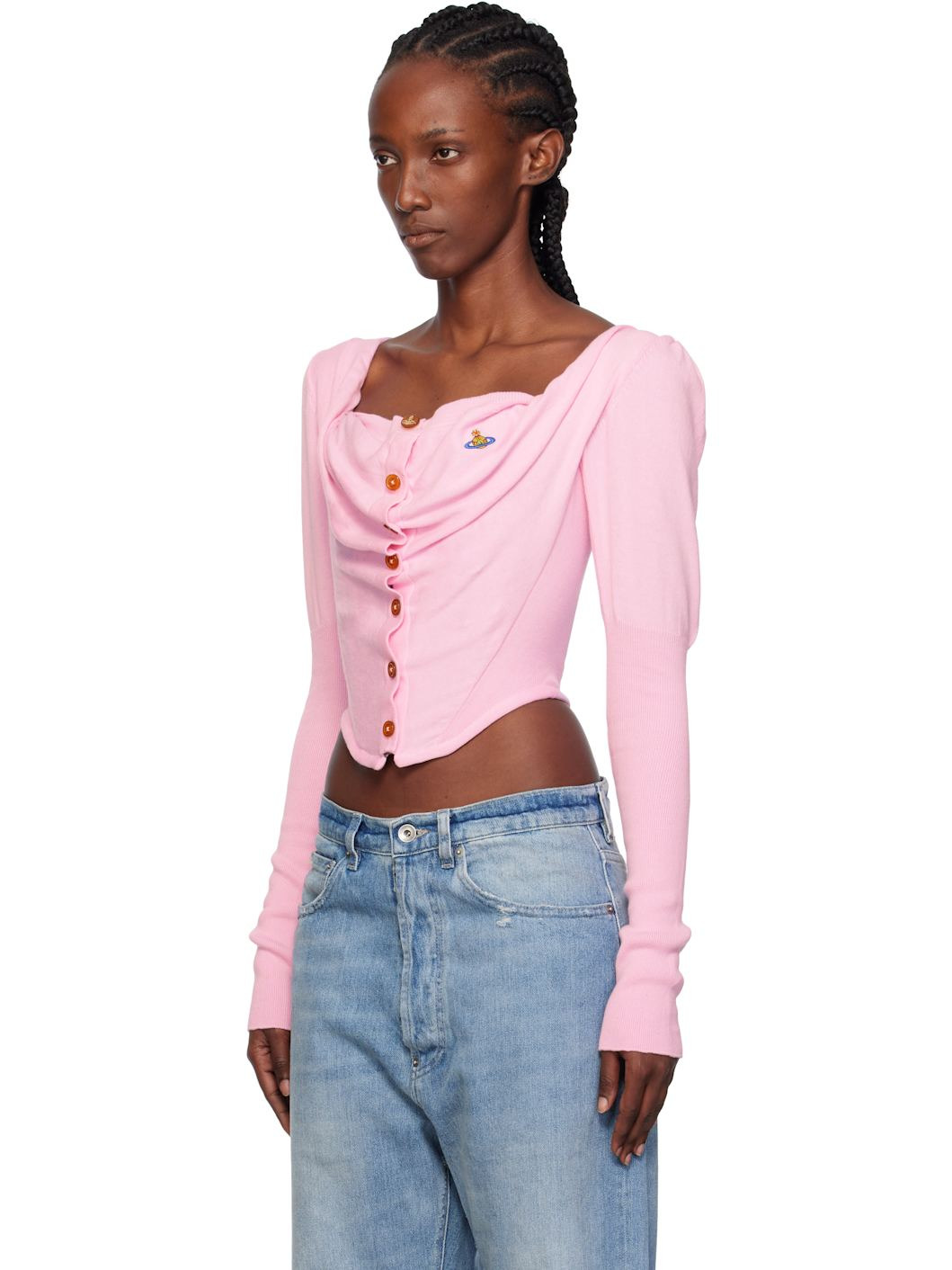 Pink Bea Corset Blouse - 4