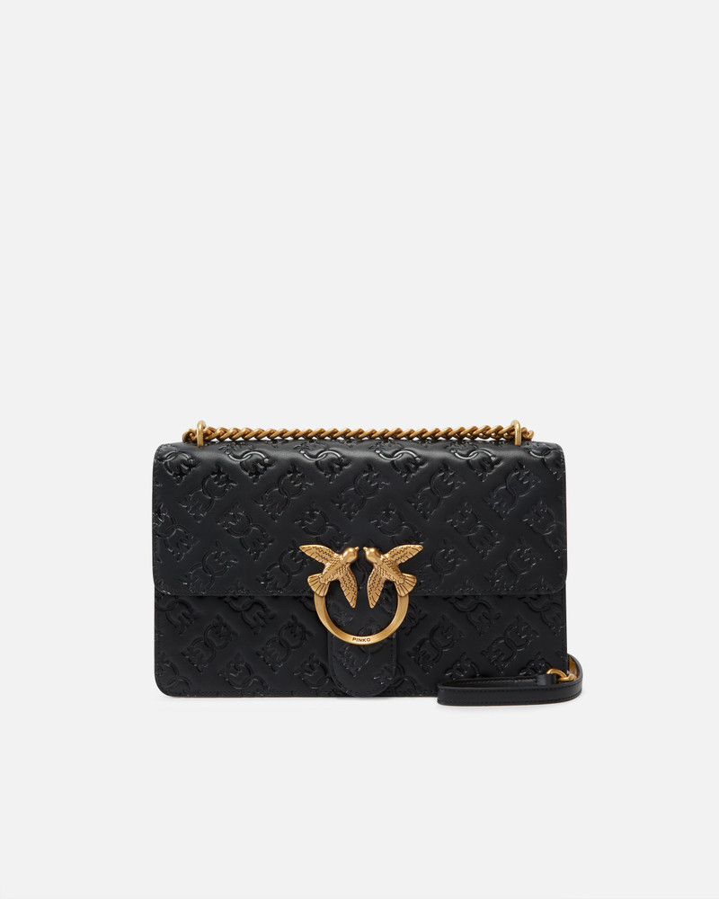 LOVE BAG LEATHER CROSSBODY BAG WITH LOGO 1