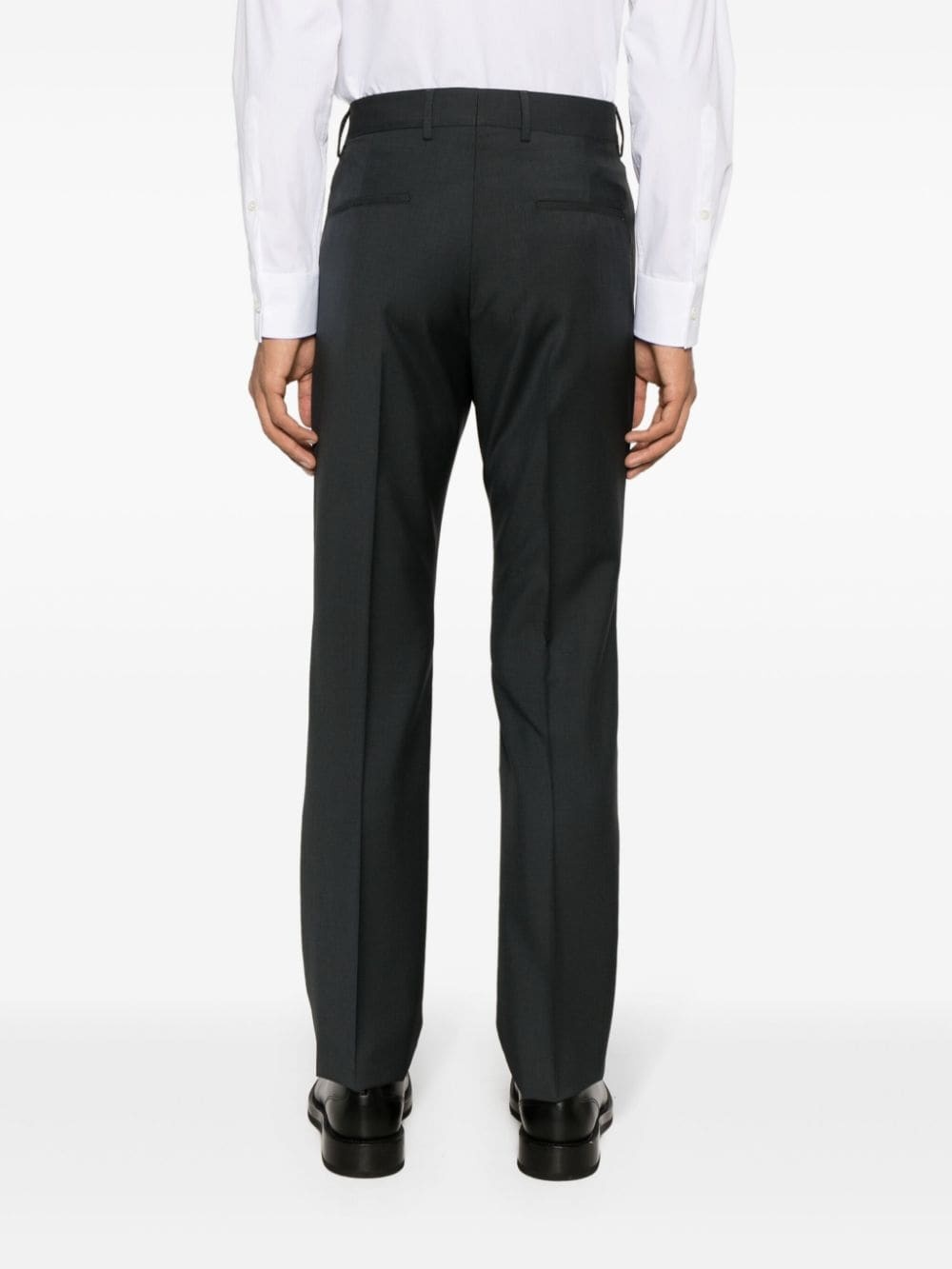 tailored straight-leg trousers - 4