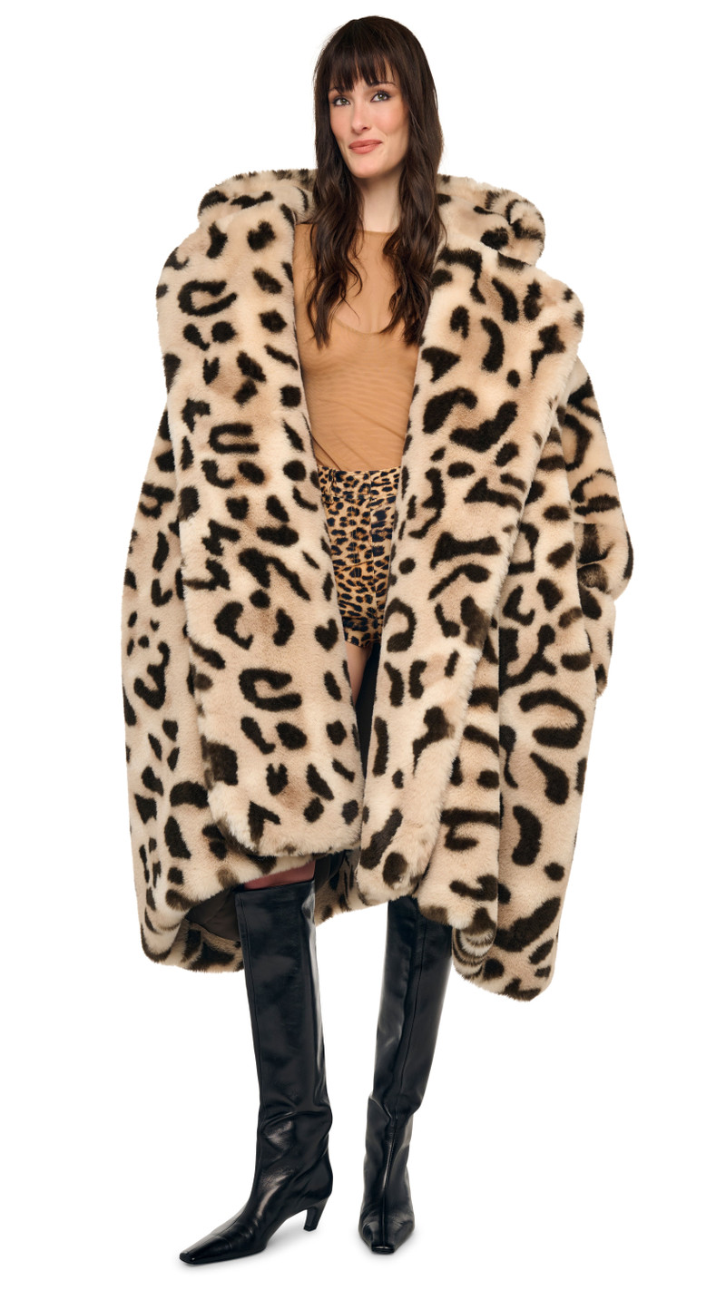 HOODED MODIFIED BLANKET COAT 9