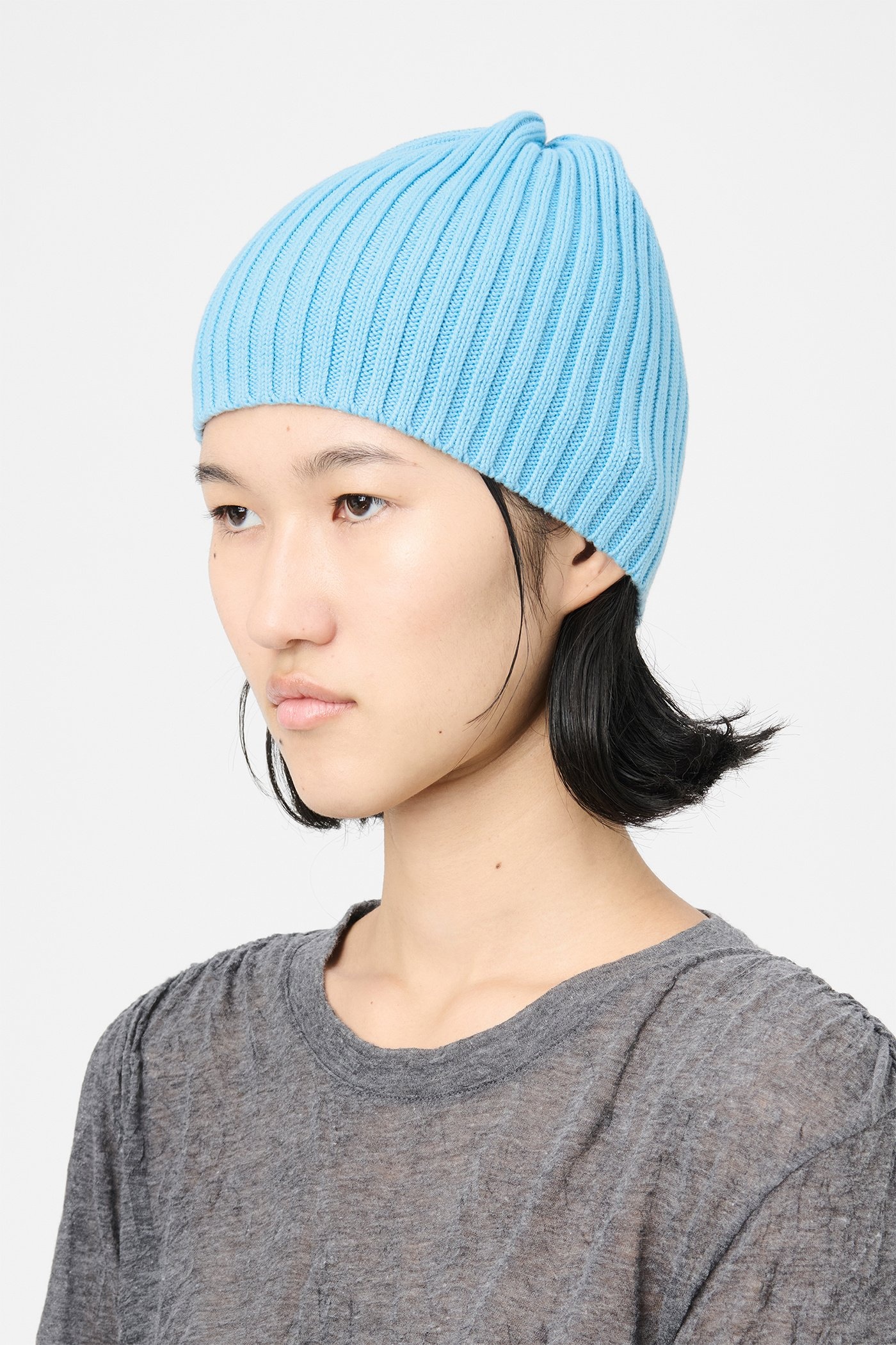 Boston Beanie Natural Dye Sky Dry Cotton - 2
