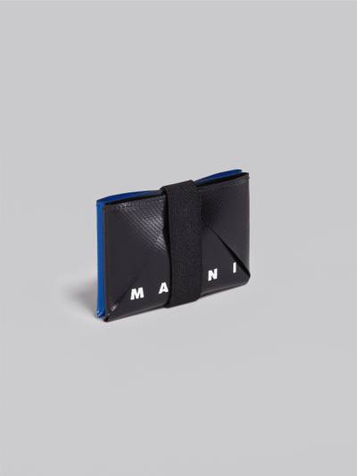 Marni BLACK AND BLUE CREDIT CARD CASE outlook