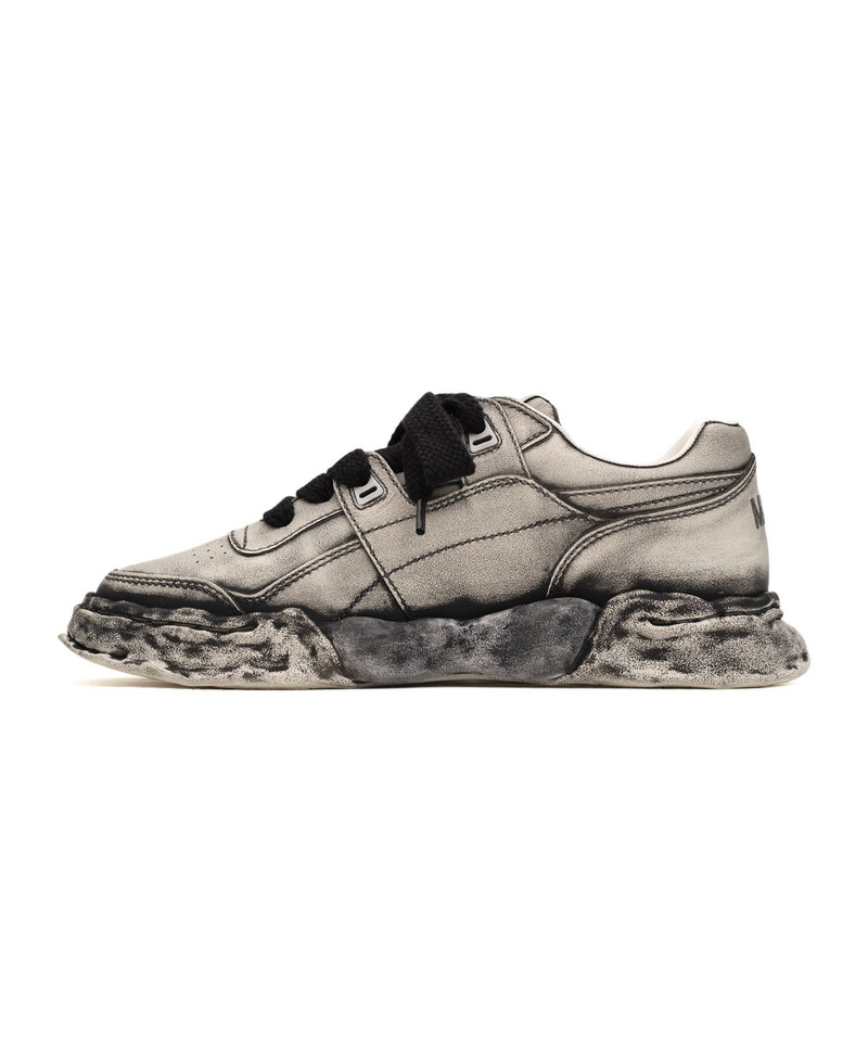 "PARKER" OG Sole Faded Effect Leather Low-top Sneaker 7