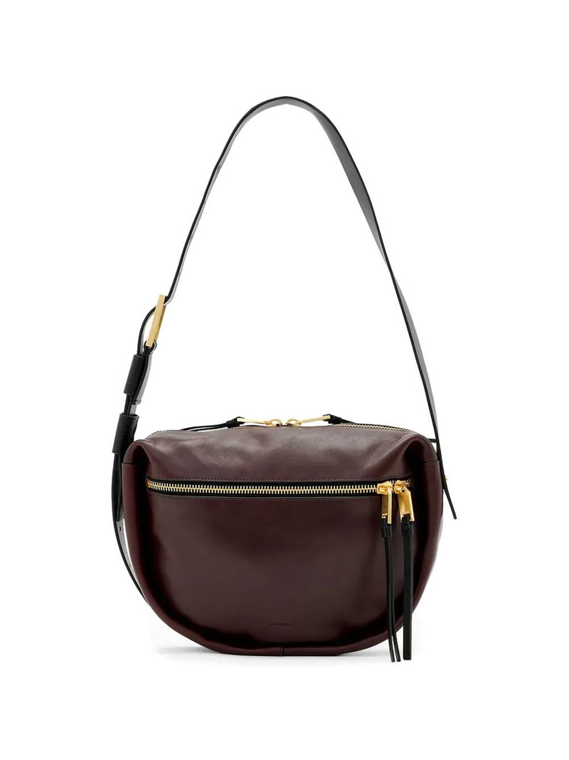 ALLSAINTS medium buckle-strap shoulder bag outlook