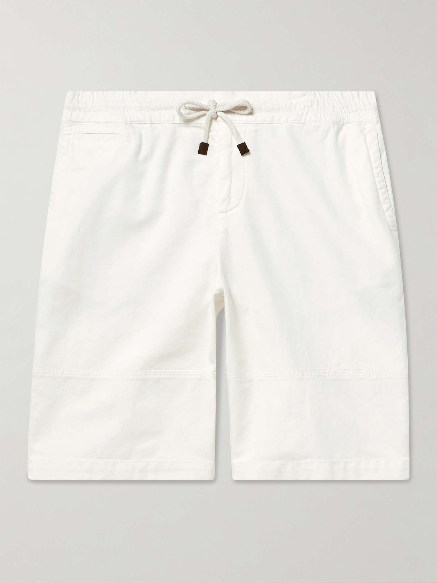 Straight-Leg Cotton-Blend Bermuda Shorts - 1