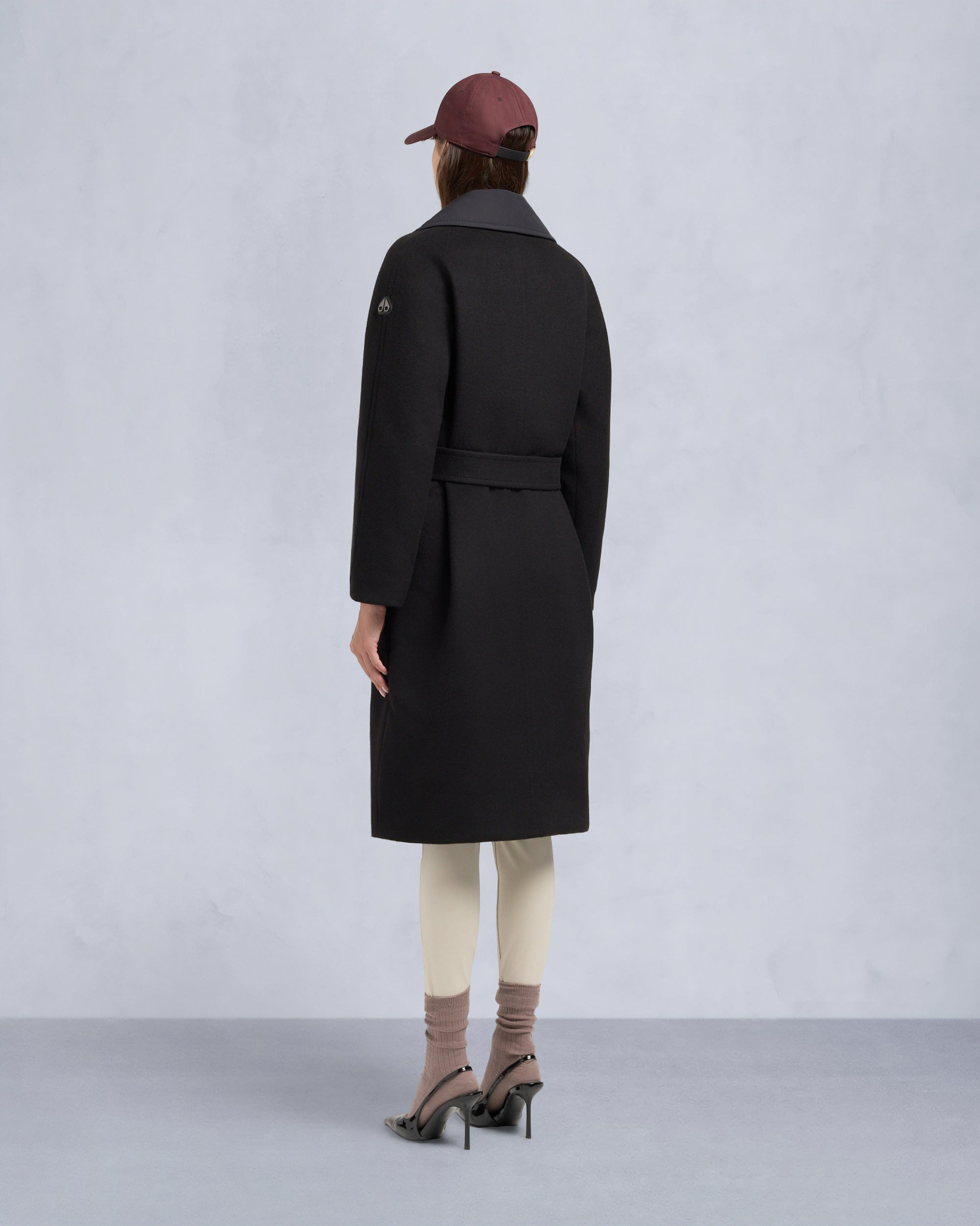 LAFLEUR WOOL LONG WRAP COAT - 7